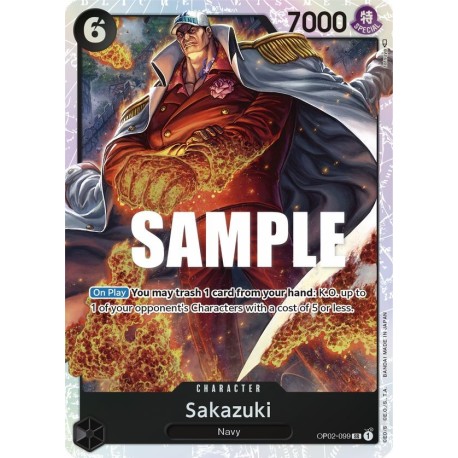 OP OP02-099 SR Sakazuki OP02-099 One Piece