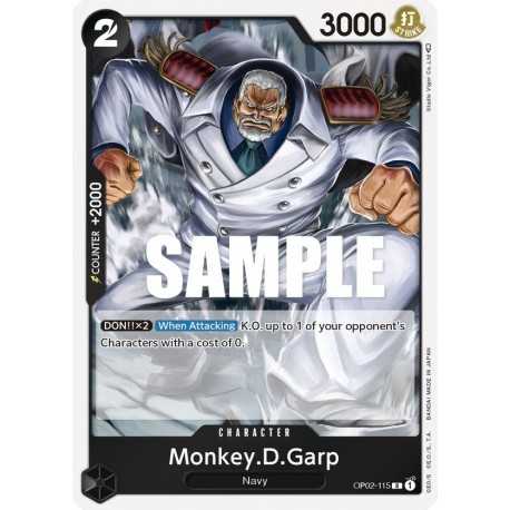 OP OP02-115 R Monkey.D.Garp OP02-115 One Piece