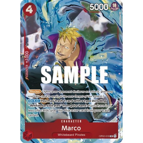OP OP02-018 AA/R Marco OP02-018 One Piece