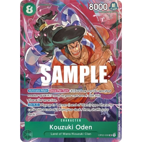 OP OP02-030 AA/SR Kouzuki Oden OP02-030 One Piece