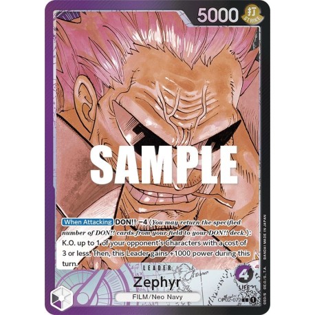OP OP02-072 AA/L Zephyr OP02-072 One Piece