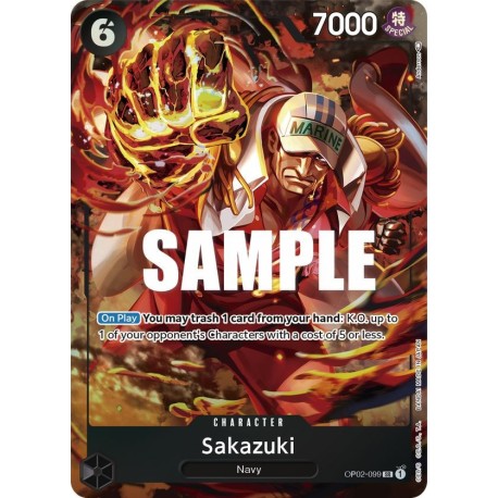 OP OP02-099 AA/SR Sakazuki OP02-099 One Piece