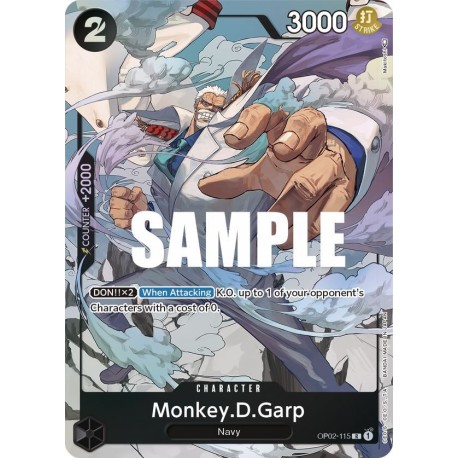OP OP02-115 AA/R Monkey.D.Garp OP02-115 One Piece