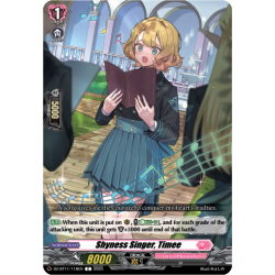 Vanguard_TCG_card_DZ-BT11_118EN_C_Shyness_Singer_Timee_Symphony_of_Might_Bloom