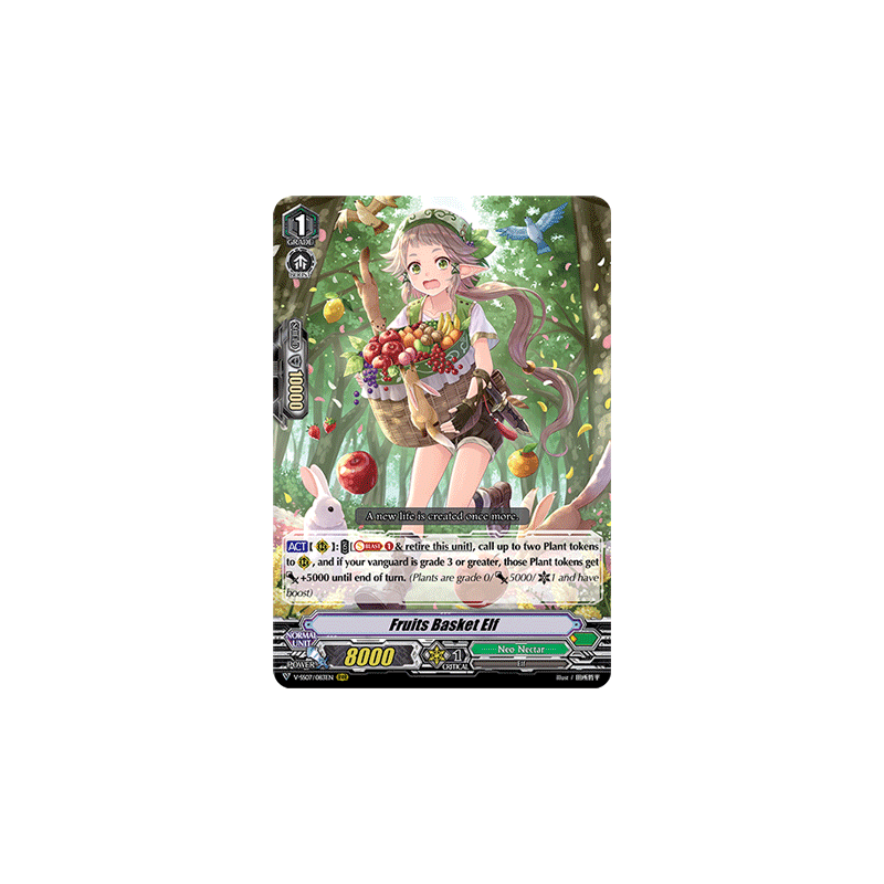 Vanguard_TCG_card_V-SS07_083EN_RRR_Fruits_Basket_Elf_CLAN_SELECTION_PLUS_Vol.1