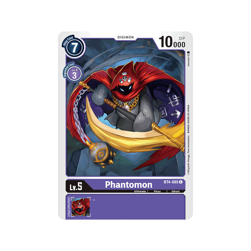 Digimon_TCG_BT4-085_Phantomon_Common_Great_Legend_Card_Game