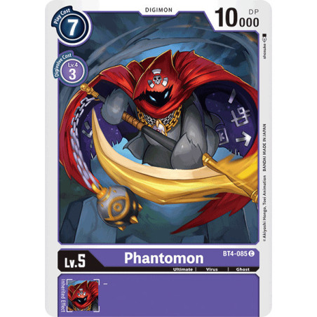 Digimon_TCG_BT4-085_Phantomon_Common_Great_Legend_Card_Game