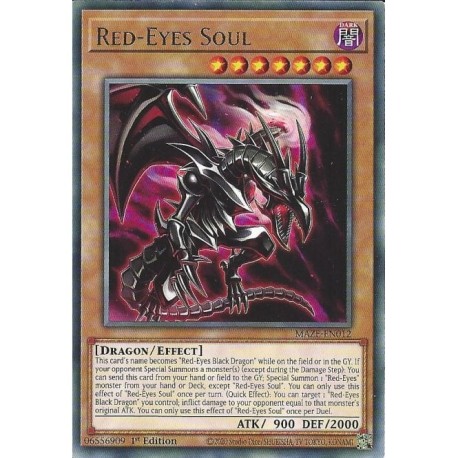 YGO MAZE-EN012 R Âme aux Yeux RougesMAZE-EN012 Yu-gi-oh