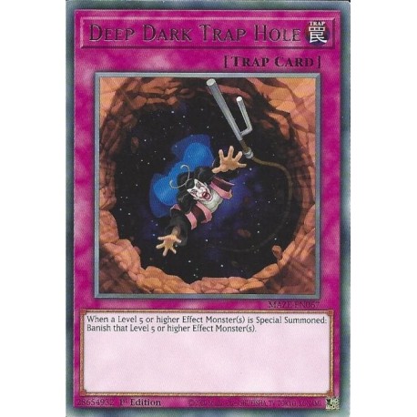 YGO MAZE-EN067 R Énorme Trappe Profonde des TénèbresMAZE-EN067 Yu-gi-oh