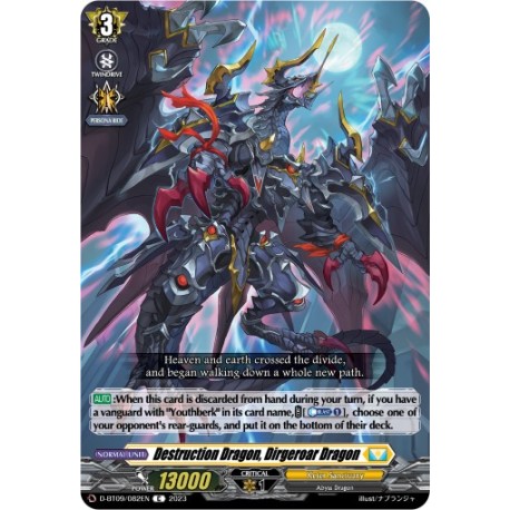 CFV D-BT09/082EN C Destruction Dragon, Dirgeroar DragonD-BT09/082EN Vanguard