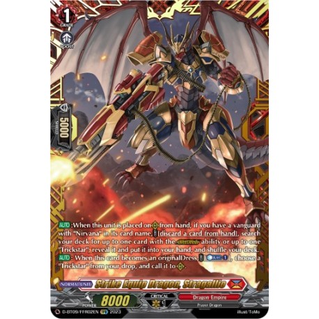 CFV D-BT09/FFR02EN FFR Strike Equip Dragon, StragallioD-BT09/FFR02EN Vanguard