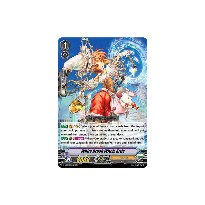 Vanguard_TCG_card_V-SS08_020EN_RRR_White_Brush_Witch_Artic_CLAN_SELECTION_PLUS_Vol.2