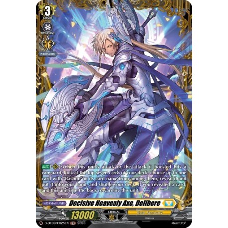 CFV D-BT09/FR25EN FR Decisive Heavenly Axe, DelibereD-BT09/FR25EN Vanguard