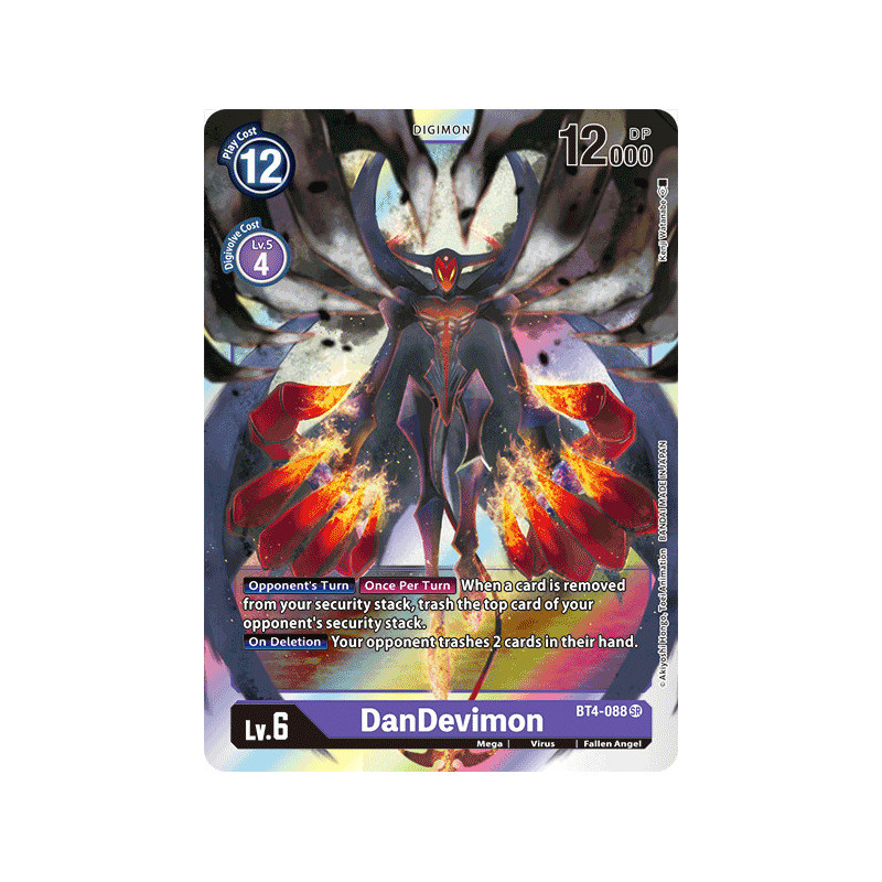 Digimon_TCG_BT4-088_DanDevimon_Super_Rare_Great_Legend_Card_Game