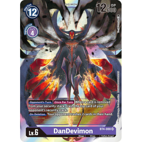 Digimon_TCG_BT4-088_DanDevimon_Super_Rare_Great_Legend_Card_Game