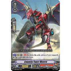 Vanguard_TCG_card_V-SS08_026EN_RRR_Calamity_Tower_Wyvern_CLAN_SELECTION_PLUS_Vol.2