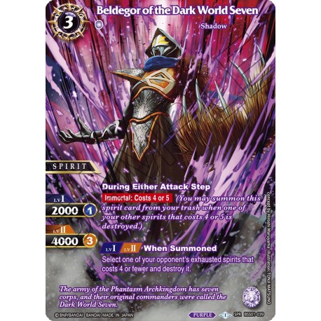 BSS01-039 SPR Beldegor of the Dark World SevenBSS01-039 Battle Spirits Saga