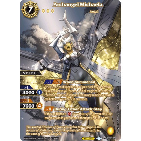 BSS01-076 SPR Archangel MichaelaBSS01-076 Battle Spirits Saga