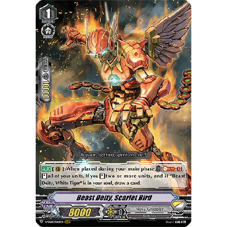 Vanguard_TCG_card_V-SS08_040EN_RRR_Beast_Deity_Scarlet_Bird_CLAN_SELECTION_PLUS_Vol.2