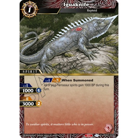 BSS01-025 H/C IguaknifeBSS01-025 Battle Spirits Saga