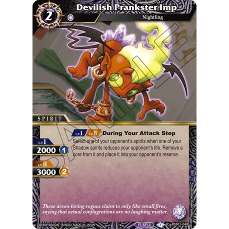 BSS01-048 H/C Devilish Prankster ImpBSS01-048 Battle Spirits Saga