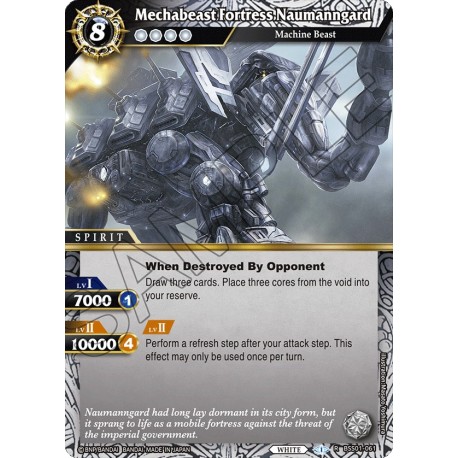 BSS01-061 H/R Mechabeast Fortress NaumanngardBSS01-061 Battle Spirits Saga