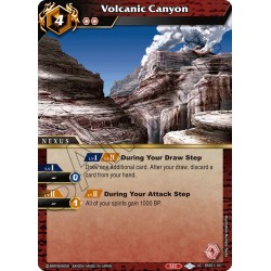 BSS01-101 H/UC Volcanic CanyonBSS01-101 Battle Spirits Saga