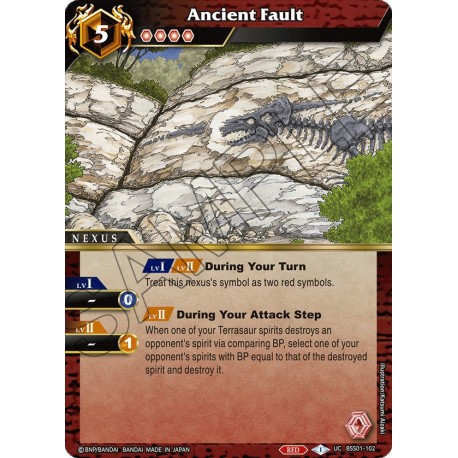 BSS01-102 H/UC Ancient FaultBSS01-102 Battle Spirits Saga