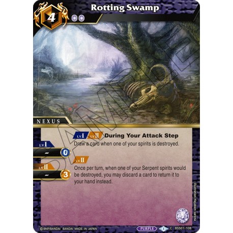 BSS01-108 H/C Rotting SwampBSS01-108 Battle Spirits Saga