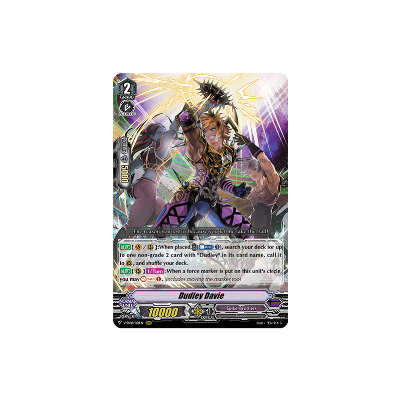 Vanguard_TCG_card_V-SS08_051EN_RRR_Dudley_Davie_CLAN_SELECTION_PLUS_Vol.2