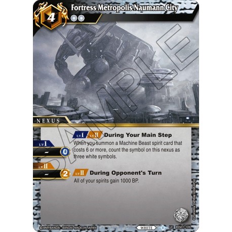 BSS01-109 H/UC Fortress Metropolis Naumann CityBSS01-109 Battle Spirits Saga