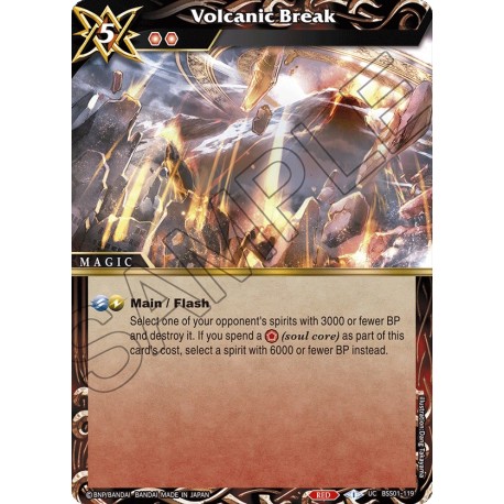 BSS01-119 H/UC Volcanic BreakBSS01-119 Battle Spirits Saga