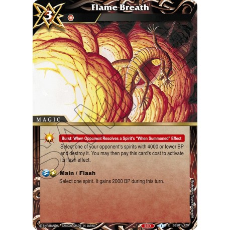 BSS01-120 H/C Flame BreathBSS01-120 Battle Spirits Saga