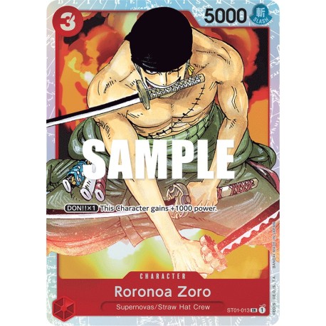 OP ST01-013 SR Roronoa Zoro ST01-013 One Piece
