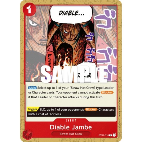 OP ST01-016 C Diable Jambe ST01-016 One Piece