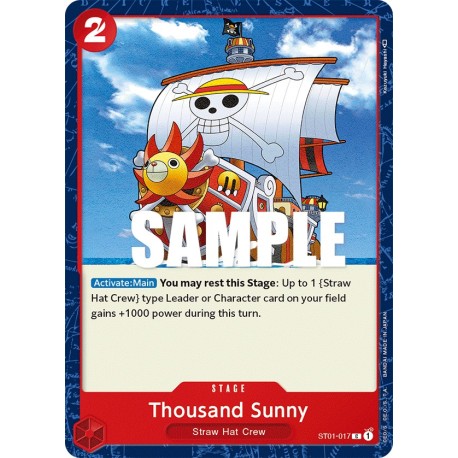 OP ST01-017 C Thousand Sunny ST01-017 One Piece