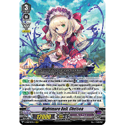 Vanguard_TCG_card_V-SS08_057EN_RRR_Nightmare_Doll_Chelsea_CLAN_SELECTION_PLUS_Vol.2