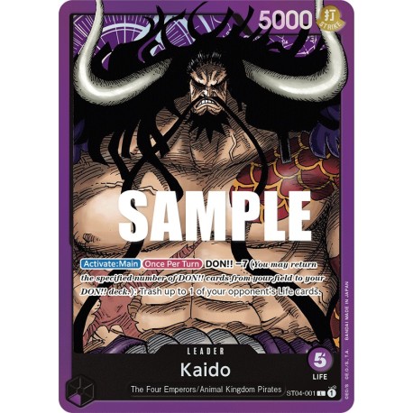 OP ST04-001 L Kaido ST04-001 One Piece