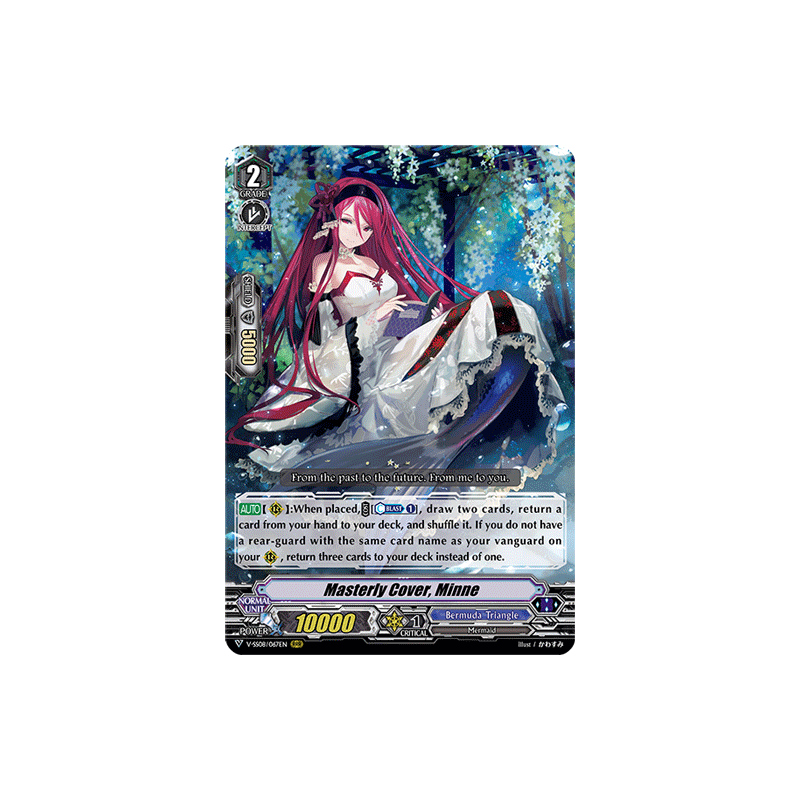 Vanguard_TCG_card_V-SS08_067EN_RRR_Masterly_Cover_Minne_CLAN_SELECTION_PLUS_Vol.2