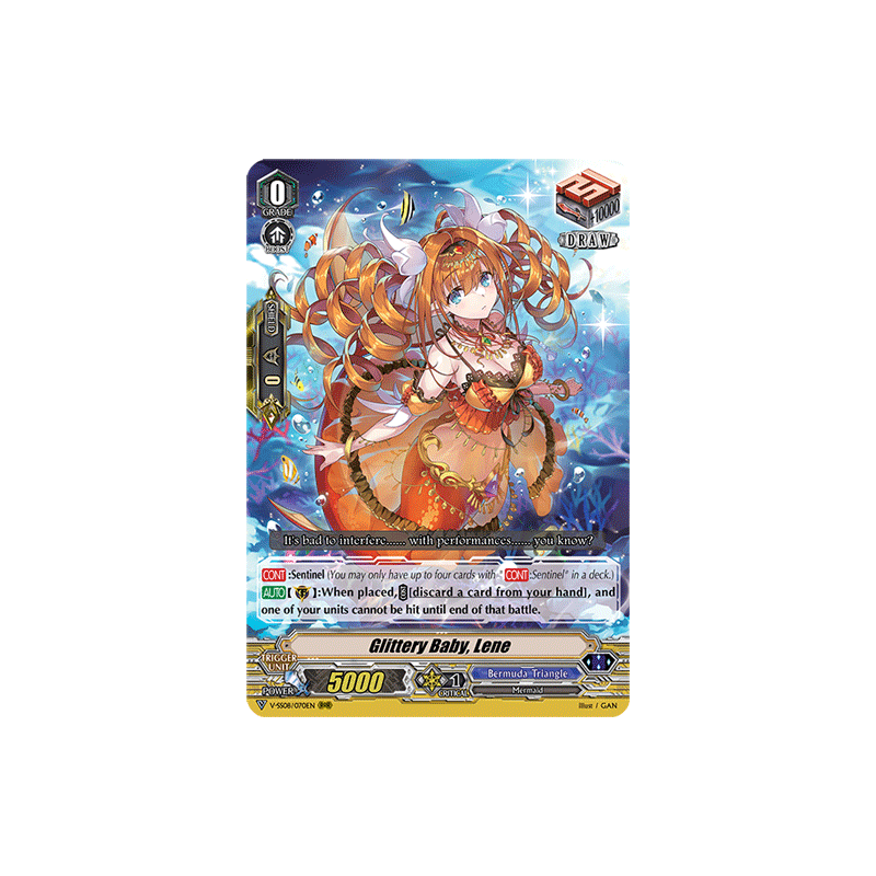 Vanguard_TCG_card_V-SS08_070EN_RRR_Glittery_Baby_Lene_CLAN_SELECTION_PLUS_Vol.2