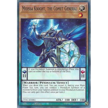 YGO CYAC-EN081 C Chevalier Moissa, le Général des ComètesCYAC-EN081 Yu-gi-oh