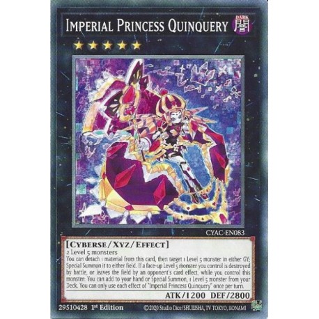 YGO CYAC-EN083 C Princesse Impériale QuinqueryCYAC-EN083 Yu-gi-oh