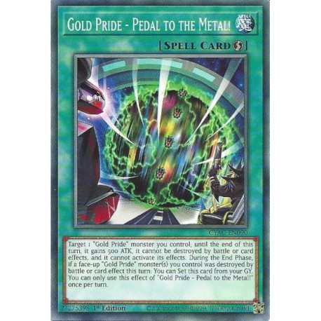 YGO CYAC-EN090 C Fierté d'Or - Appuie sur le Champignon !CYAC-EN090 Yu-gi-oh