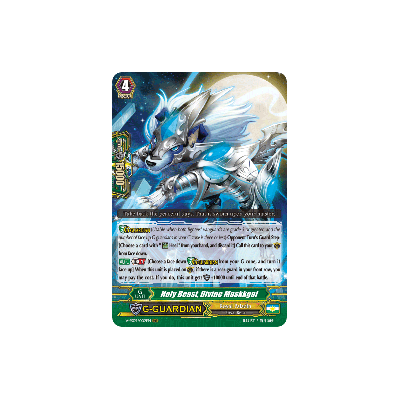 Vanguard_TCG_card_V-SS09_002EN_RRR_Holy_Beast_Divine_Maskkgal_REVIVAL_SELECTION
