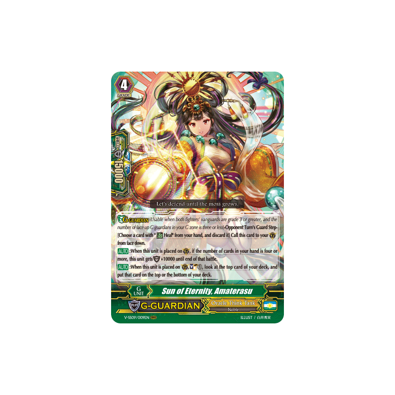 Vanguard_TCG_card_V-SS09_009EN_RRR_Sun_of_Eternity_Amaterasu_REVIVAL_SELECTION