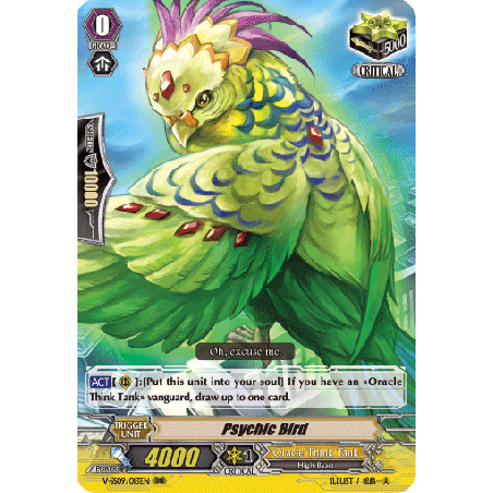 Vanguard_TCG_card_V-SS09_013EN_RRR_Psychic_Bird_REVIVAL_SELECTION