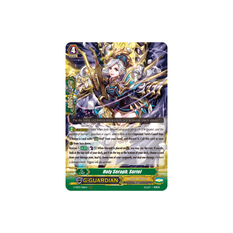 Vanguard_TCG_card_V-SS09_016EN_RRR_Holy_Seraph_Suriel_REVIVAL_SELECTION
