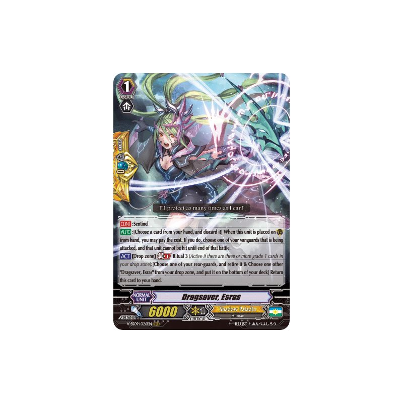 Vanguard_TCG_card_V-SS09_026EN_RRR_Dragsaver_Esras_REVIVAL_SELECTION