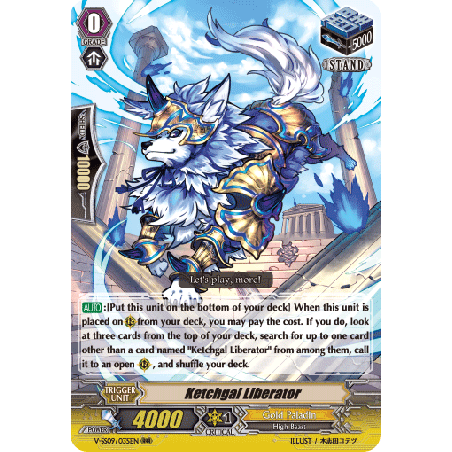 Vanguard_TCG_card_V-SS09_035EN_RRR_Ketchgal_Liberator_REVIVAL_SELECTION