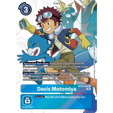 BT12-090 AA R Davis Motomiya Tamer Alternative ArtBT12-090 AA Digimon